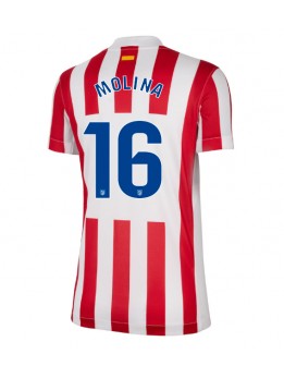 Ženski Nogometna dresi replika Atletico Madrid Nahuel Molina #16 Domači 2025-26 Kratek rokav